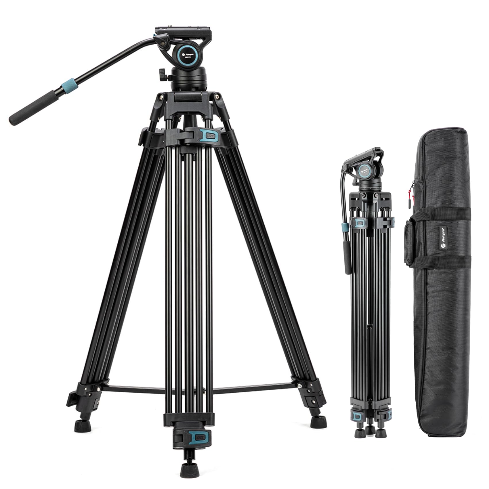 DV-3A aluminum heavy duty video tripod