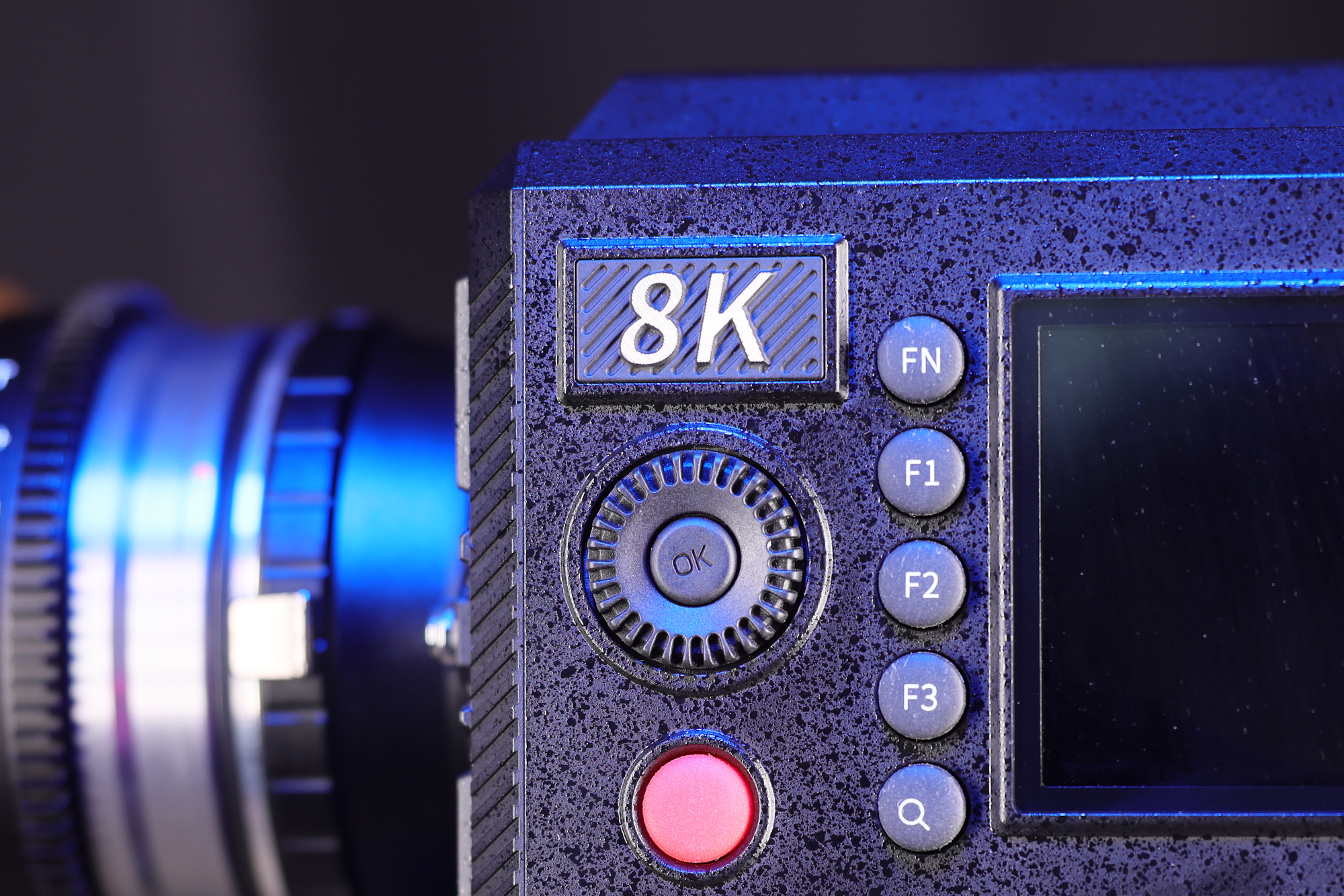 Bosma 8K Camera G1 Pro control panel with easy-access buttons and intuitive interface for efficient camera operation during professional shooting.