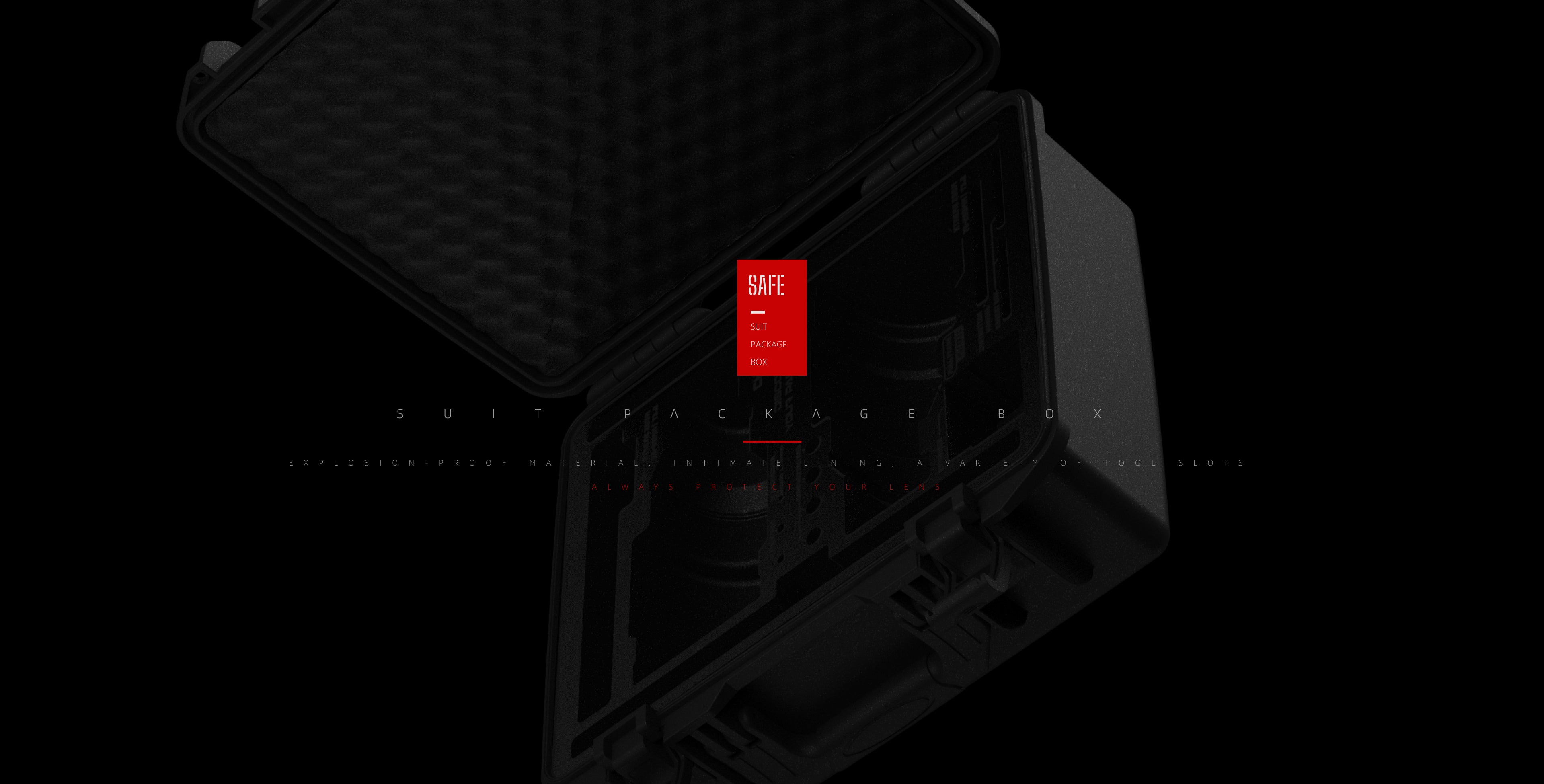 Chiopt Xtreme Zoom cine lens secure packaging box, professional hard case with foam interior for safe storage and transport. Ideal for protecting cinema lenses during travel, shipping, and on-location shoots.