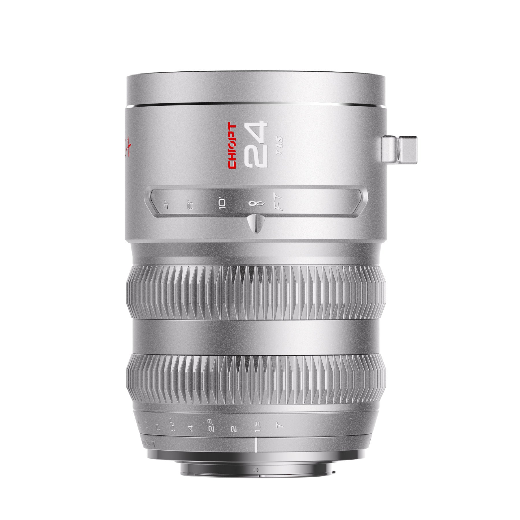 Chiopt Aura 24mm T1.5 cinema prime lens, wide-angle cine lens for 8K camera, professional filmmaking, low-light video shooting, and cinematic wide shots with excellent clarity and color accuracy.