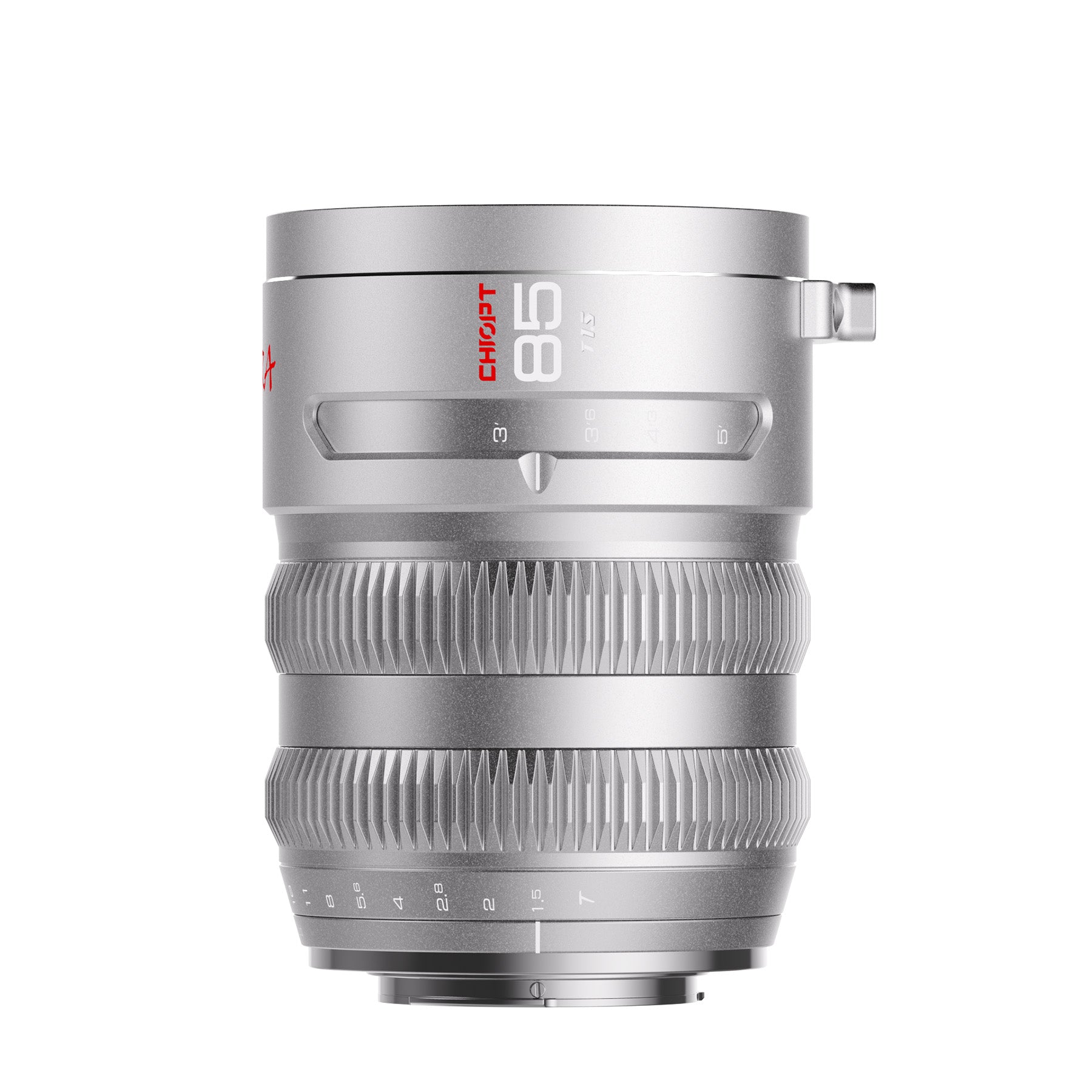 Chiopt Aura 85mm T1.5 cinema prime lens, full frame telephoto cine lens for 8K camera, ideal for portrait filmmaking, detailed close-ups, selective focus, and cinematic visual storytelling in high-resolution production.