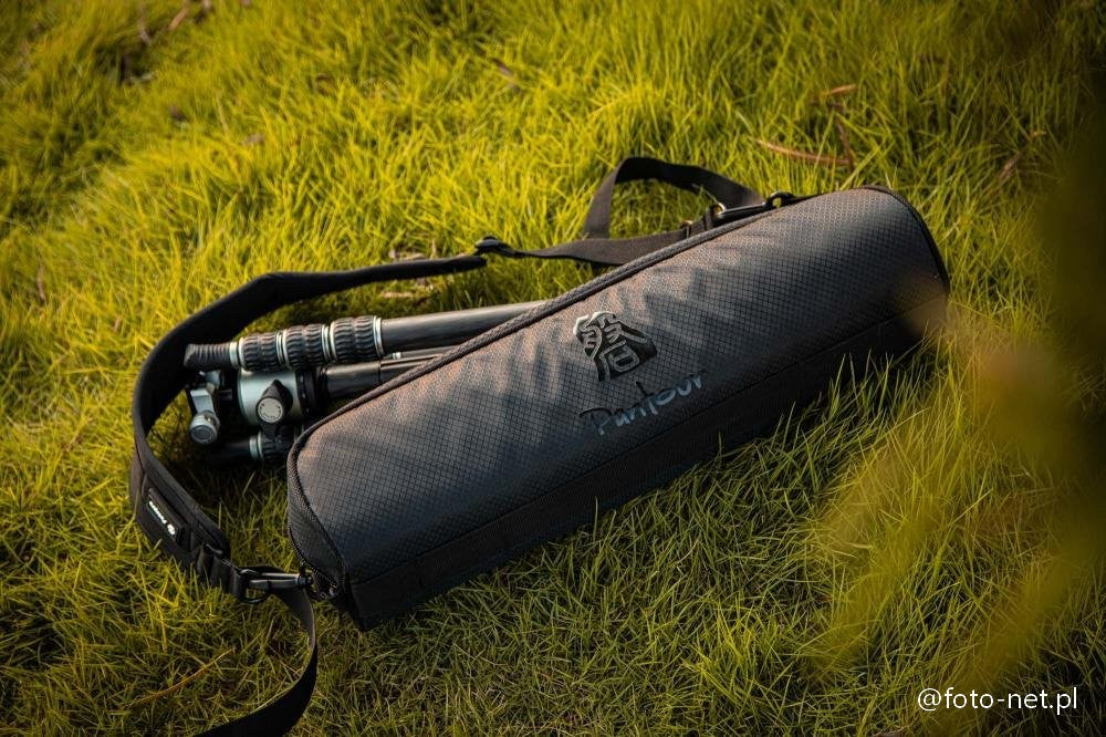 Fotopro T-ROC series shoulder and hand carry bags designed for easy and comfortable transport of tripods and accessories during outdoor photography, featuring ergonomic straps and protective padding for secure gear handling.