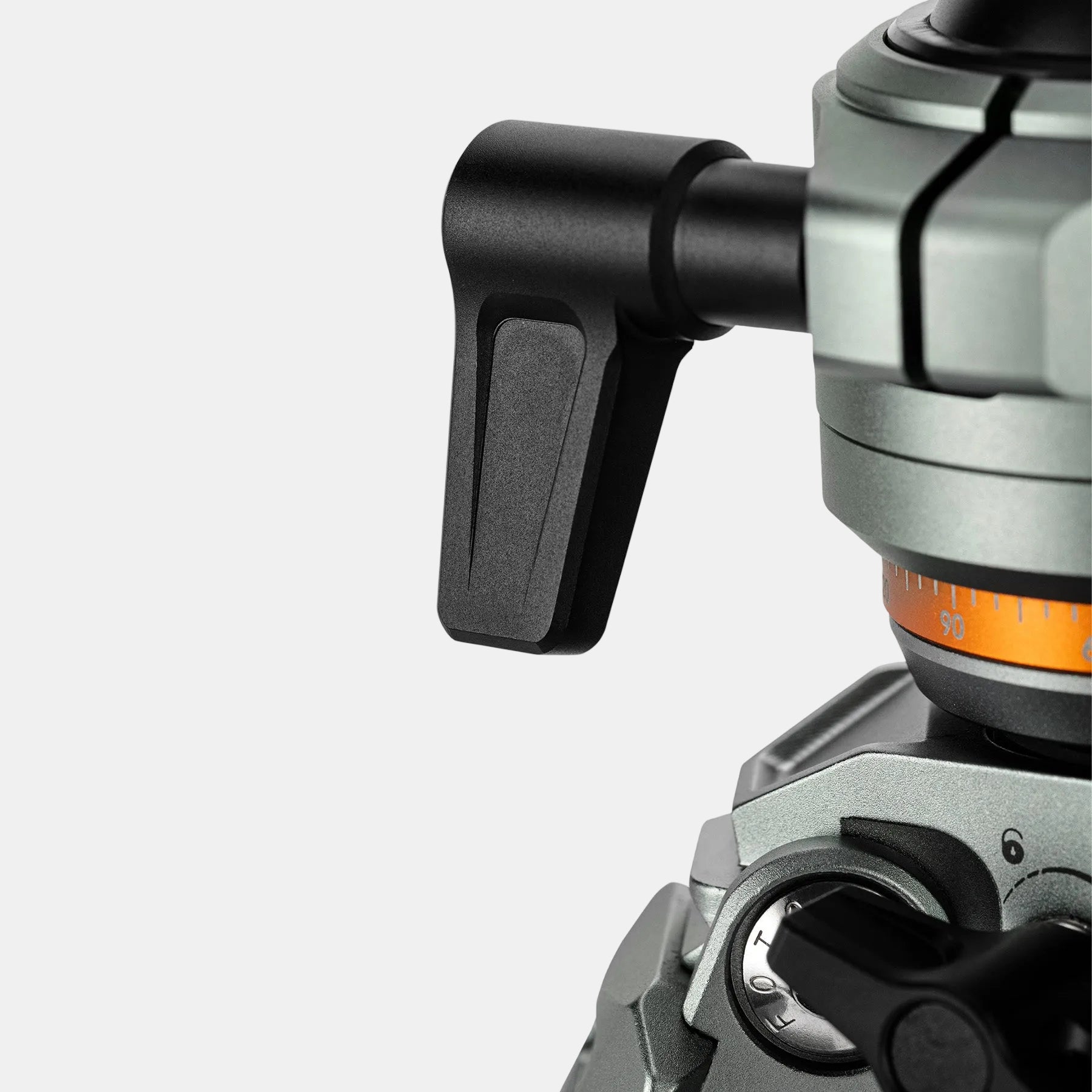 Fotopro Pantour Origin camera tripod with 38mm ball head featuring smooth and secure lock system for precise 360-degree panoramic adjustment, ideal for photography and videography.