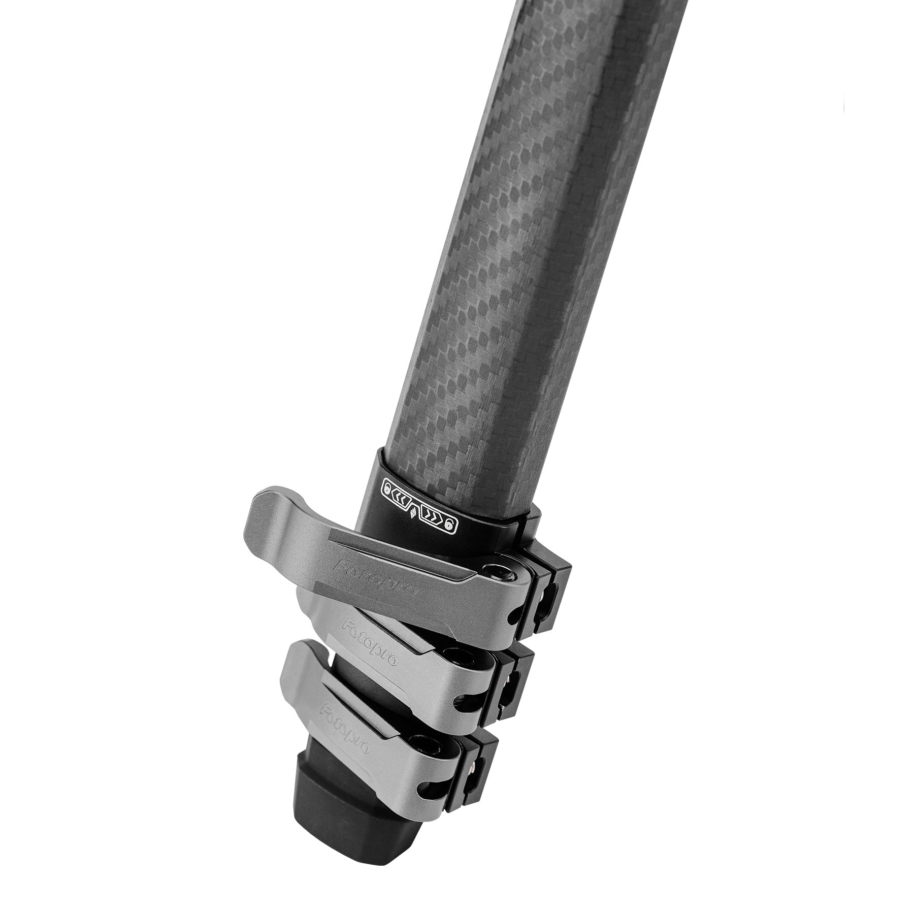 Fotopro Pantour Origin camera tripod with patented flip lock quick-release leg locks for fast setup, thumb-operated ergonomic design, tested for over 5000 cycles, ensuring long-term stability and efficient height adjustment. Ideal for travel, outdoor, and professional photography.
