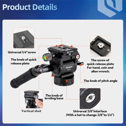 MH-4A Portable Fluid Video Head