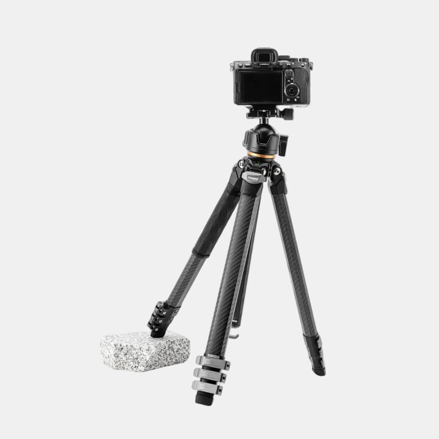 Fotopro Origin Plus | Non-Round Carbon Fiber Tripod for Travel