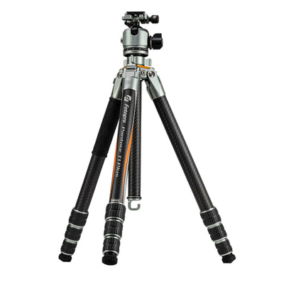 Fotopro T1 Plus travel camera tripod with T-Bar extendable center column, lightweight carbon fiber tripod with 4-section adjustable legs, 32mm tube diameter, maximum height 70.51 in, folded length 25.04 in, supports up to 20kg / 44.09 lbs, professional outdoor tripod for DSLR, mirrorless, and heavy cine cameras. Ideal for landscape photography, travel, hiking, wildlife, sports, and desert shooting. Dustproof, weather-resistant, durable, and portable camera tripod for photographers and videographers.