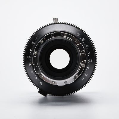 Chiopt Xtreme Zoom 28-85mm and 75-250mm cinema lens PL mount, durable stainless steel design, compatible with ARRI, Canon, and Sony cinema cameras. E-Mount and EF-Mount are also optional.