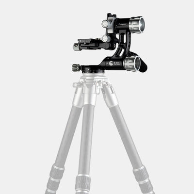 Fotopro E-6H lightweight tripod head weighs only 2.27 lbs (1.03 kg) but supports heavy camera equipment up to 22 lbs (10 kg), perfect for wildlife and bird photography with large telephoto lenses.