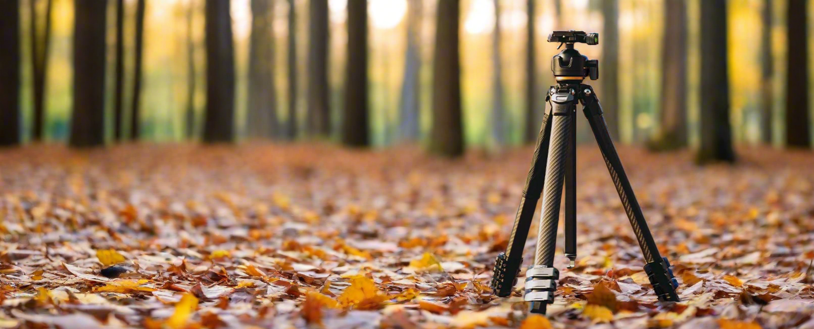 Fotopro Origin Plus camera tripod stand for travel, made of carbon fiber, lightweight and perfect for outdoor adventure.