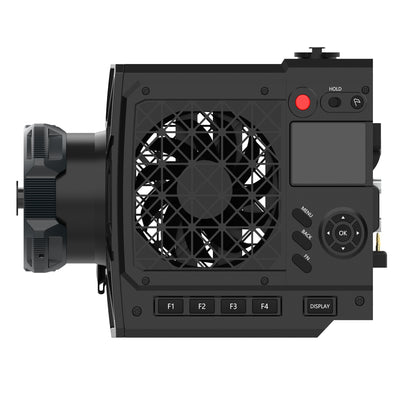 Bosma 8K Camera B1 side control panel showcasing quick-access buttons and user-friendly operation interface, designed for professional 8K video production, live broadcasting, and studio shooting.